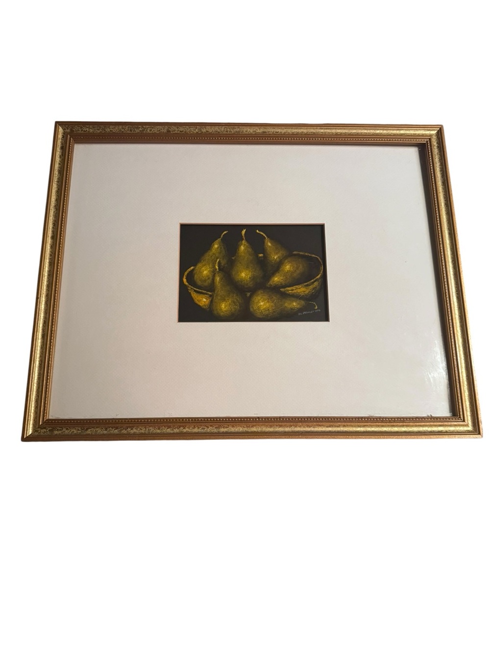 Bill Gramley Original Pastel Artwork “Six Barletts" November 2006 Framed
